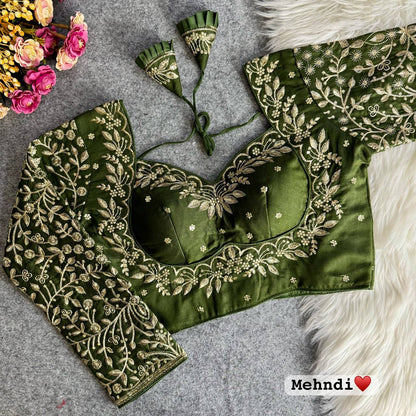 WEDDING SESSION SPECIAL Royal Mumtaz Style Long Sleeves Bridal Blouse