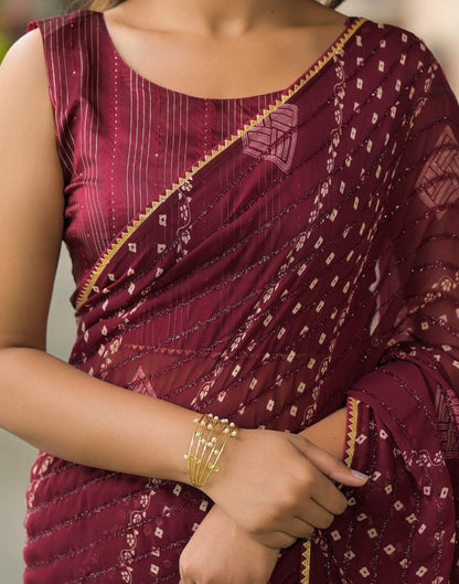 Heavy Georgette Silk Printed Saree