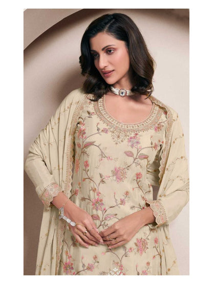 Multicolor Embroidery Work Santoon Inner Suit