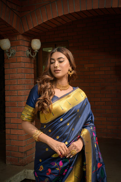 Paithani Pure silk handloom saree