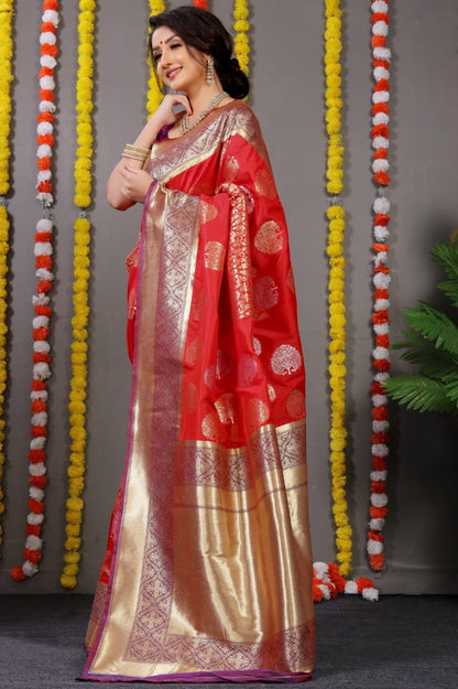 Pure silk handloom saree