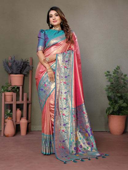 Pure Banarasi Tissue Silk Sarees