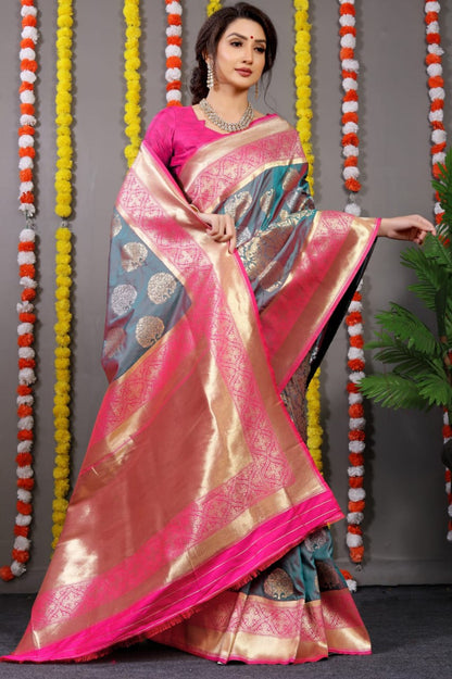 Pure silk handloom saree
