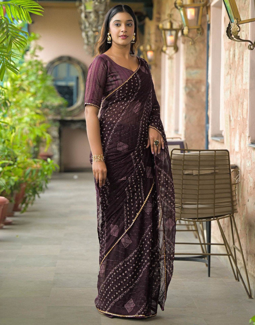 Heavy Georgette Silk Printed Saree