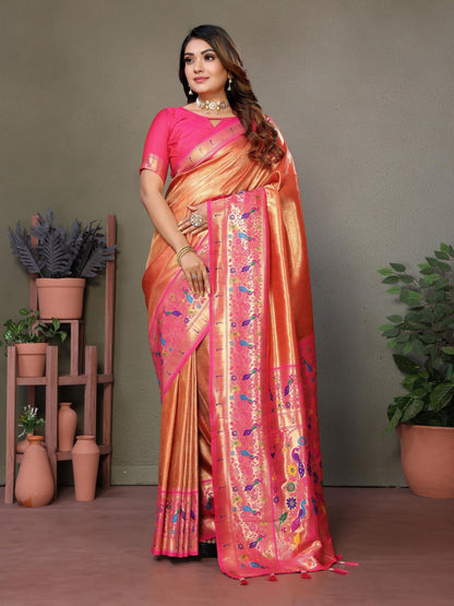 Pure Banarasi Tissue Silk Sarees