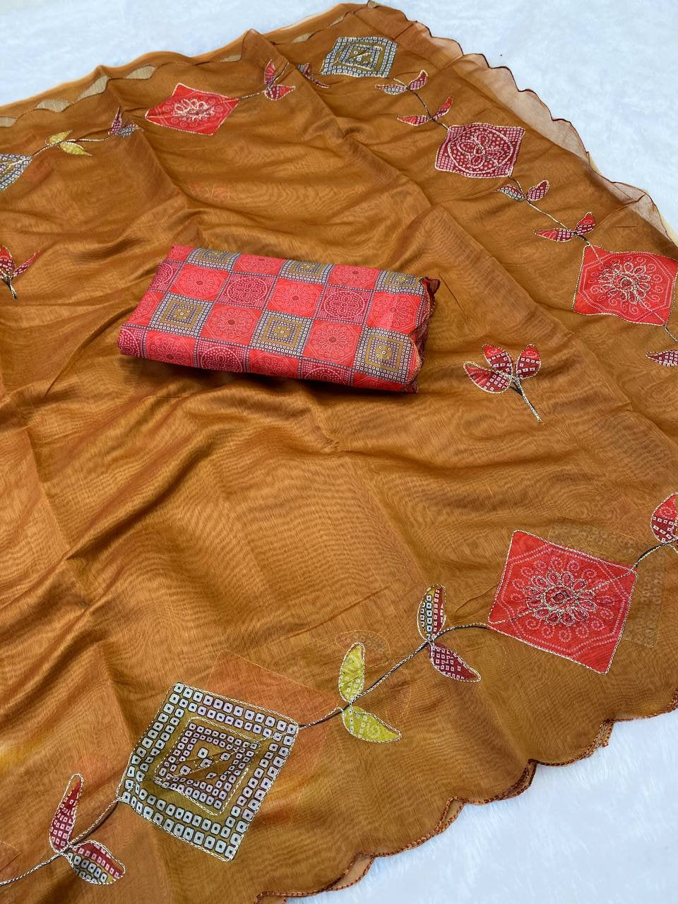 Soft Chanderi Cotton Saree with Blouse