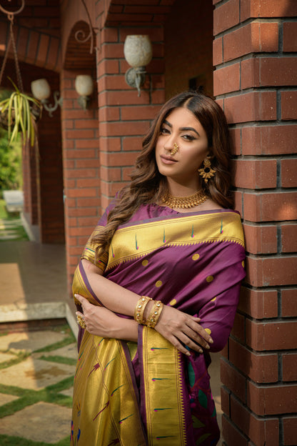 Paithani Pure silk handloom saree