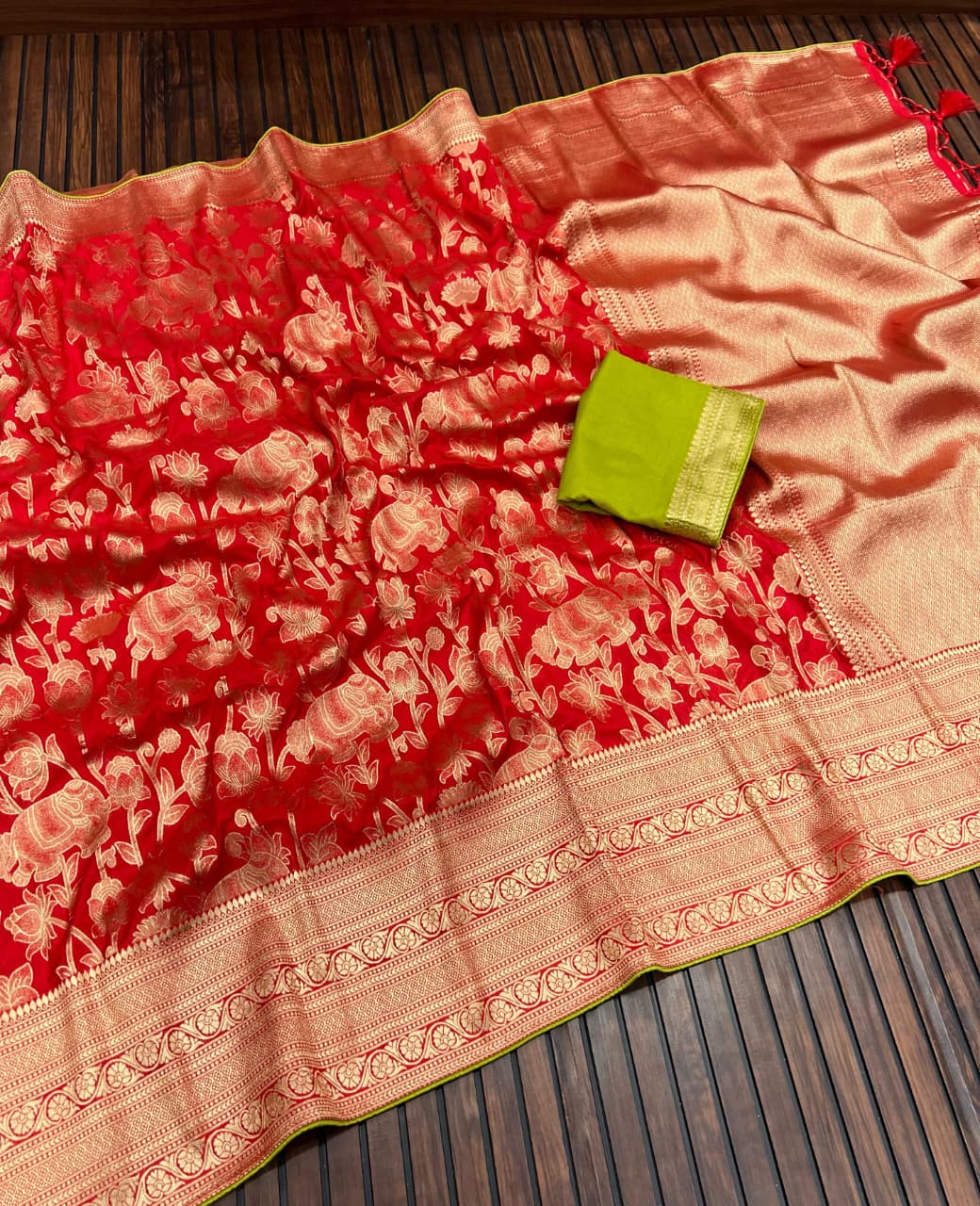 Pure Khadi Creap Georgette Saree