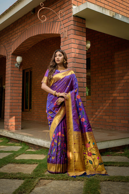 Paithani Pure silk handloom saree