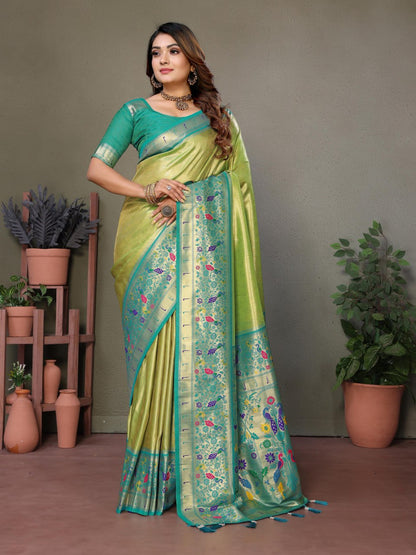 Pure Banarasi Tissue Silk Sarees