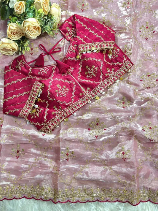 Nayara Vol. 2 Zimmy Choo Silk Saree with Embroidery & Sequence Work