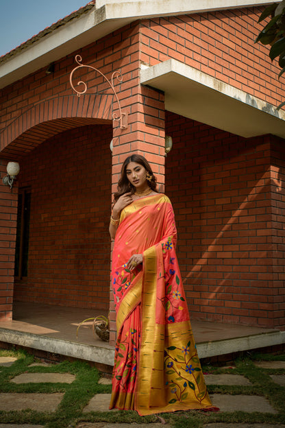 Paithani Pure silk handloom saree
