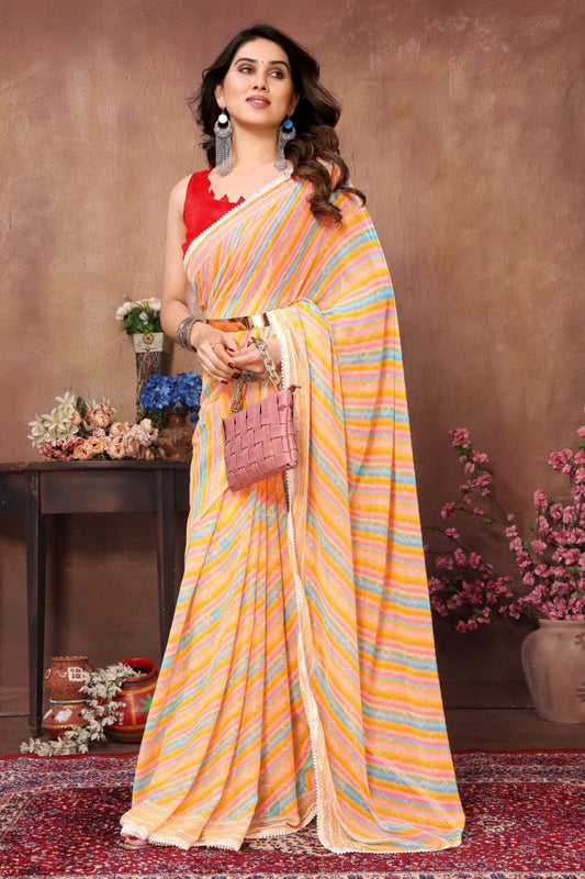GEORGETTE  Ready To Wear Saree