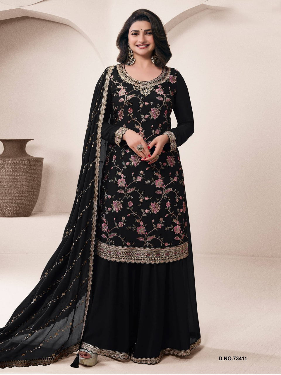Multicolor Embroidery Work Santoon Inner Suit