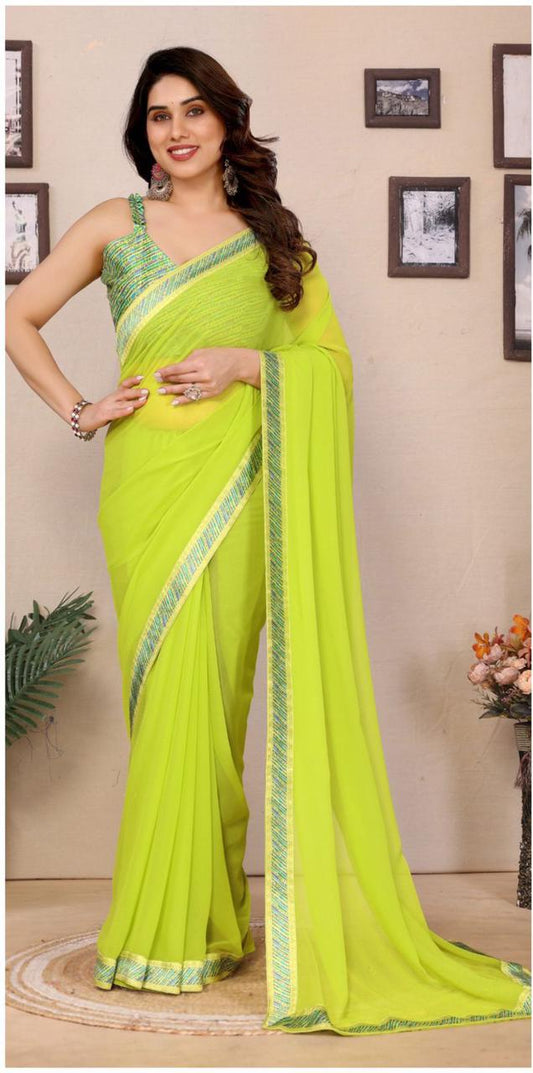 Georgette Digital Print Saree