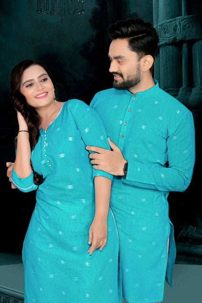 COUPLE COMBO KURTI WITH KURTA