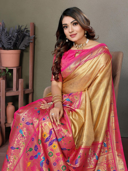 Pure Banarasi Tissue Silk Sarees