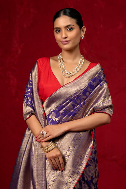 Pure Khadi Creap Georgette Saree