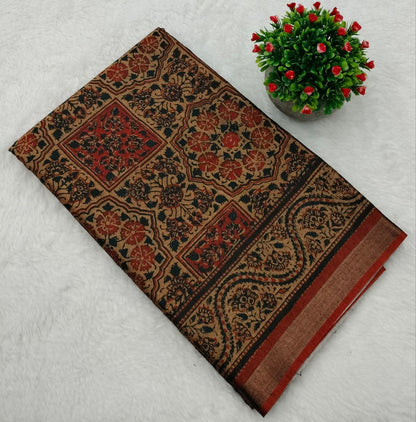 Art Silk Printed Saree