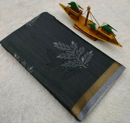 Metallic Shine  Art silk Saree