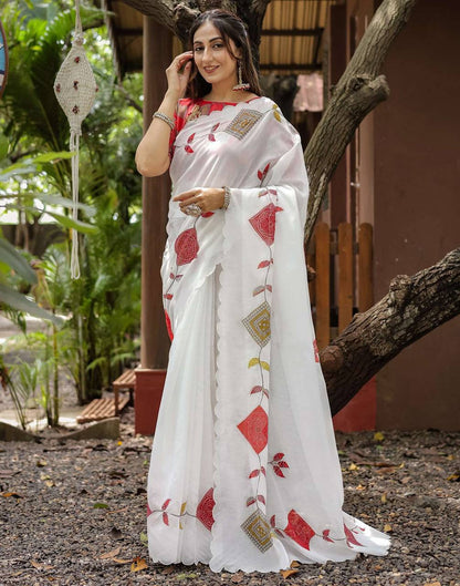 Soft Chanderi Cotton Saree with Blouse