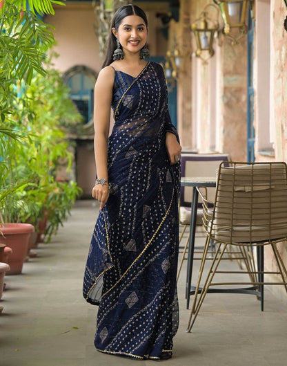Heavy Georgette Silk Printed Saree