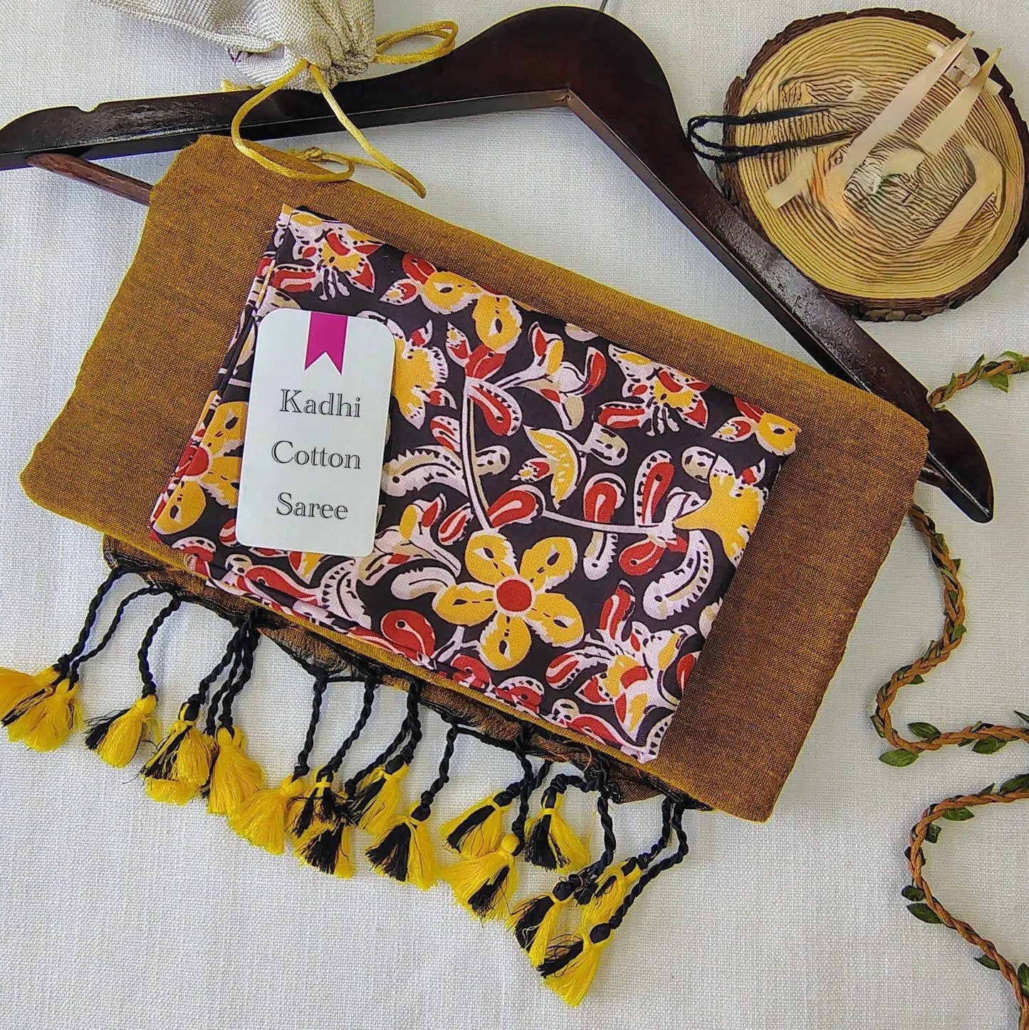 Handloom Khadi Cotton Saree with Magic Cotton Blouse | Lightweight & Comfortable CF-199