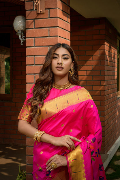 Paithani Pure silk handloom saree