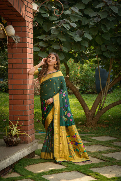 Paithani Pure silk handloom saree