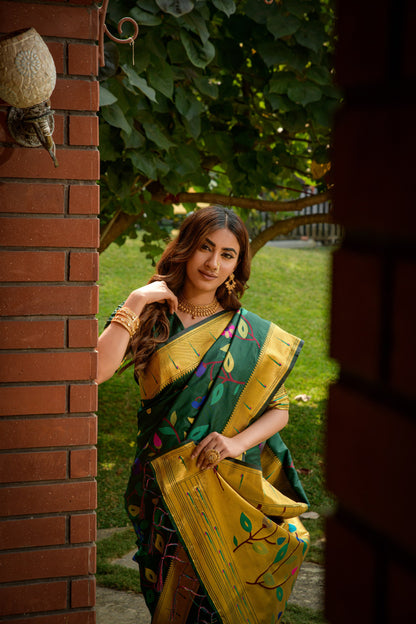 Paithani Pure silk handloom saree