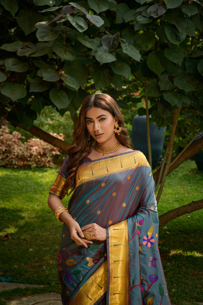 Paithani Pure silk handloom saree