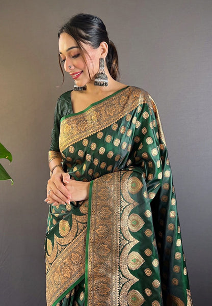 Banarasi Katan Satin Silk Saree