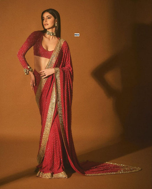 Ananya Pandey Bollywood Blockbuster Sequins Design