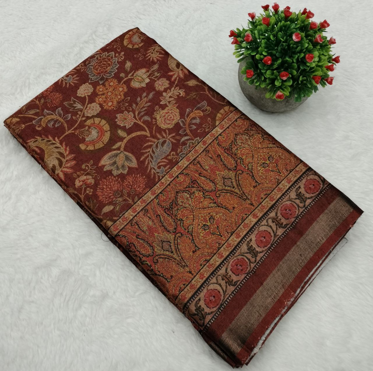 Art Silk Printed Saree