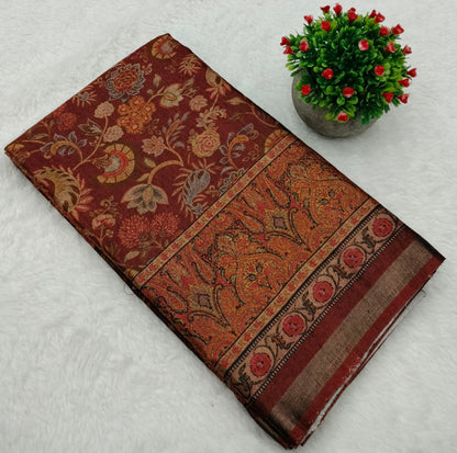 Art Silk Printed Saree