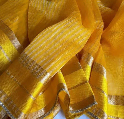 Soft Crushed Tissue Saree
