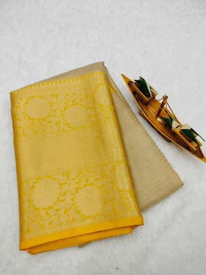 Soft Bridal Tissue Silk Saree