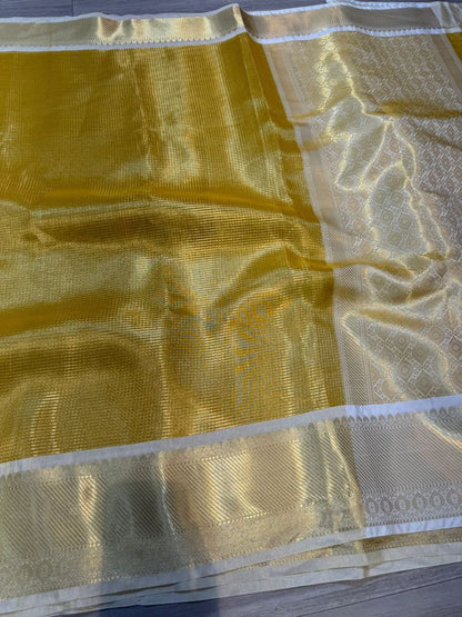 Brocade Tissue Silk Saree