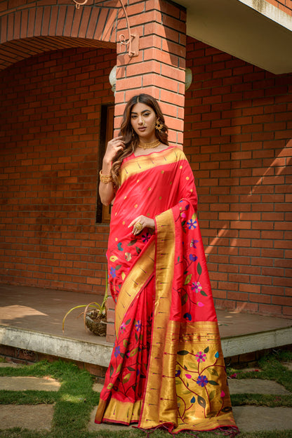 Paithani Pure silk handloom saree