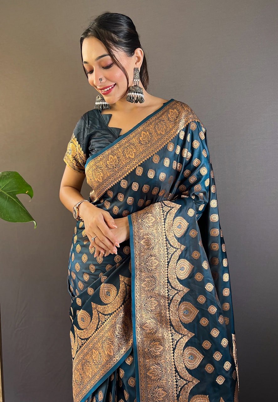 Banarasi Katan Satin Silk Saree