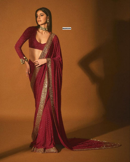 Ananya Pandey Bollywood Blockbuster Sequins Design