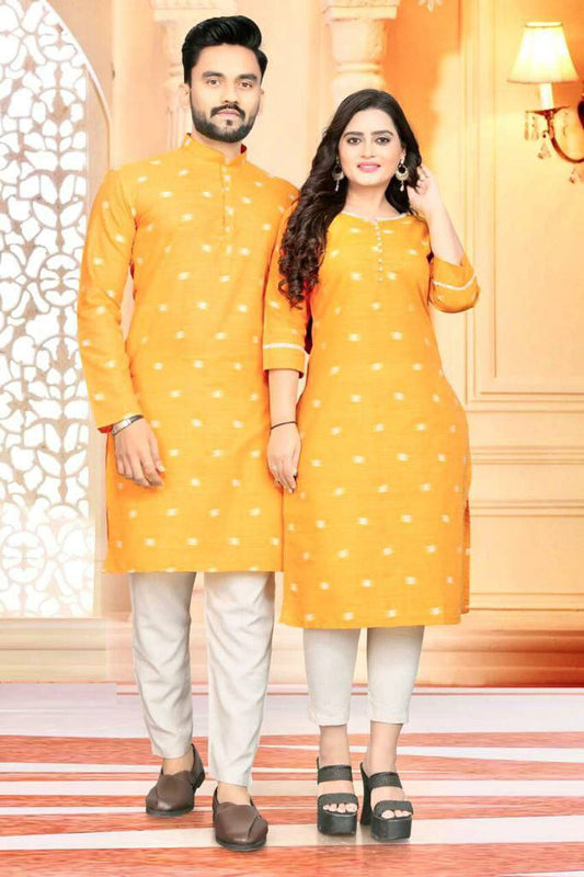 LINEN COTTON KURTA PAJAMA (Copy)