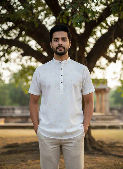 MAN'S Short Kurta