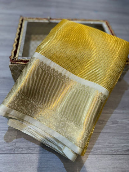 Brocade Tissue Silk Saree