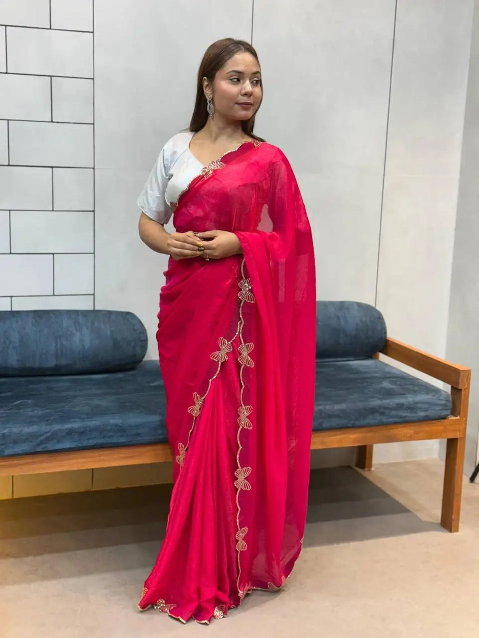 SPACE SILK SOFT SAREE