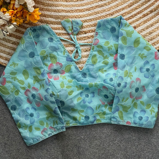 Position Print &amp; Multi Work Blouse