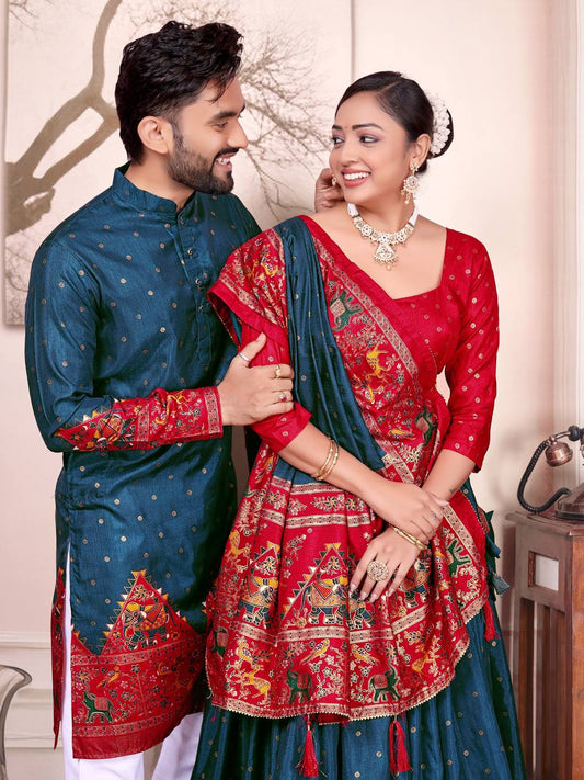 PATOLA WITH LEHENGA