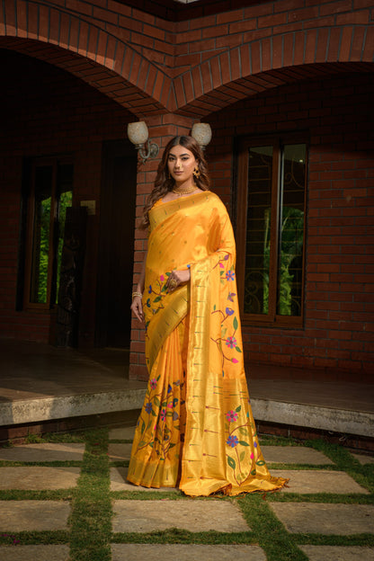 Paithani Pure silk handloom saree