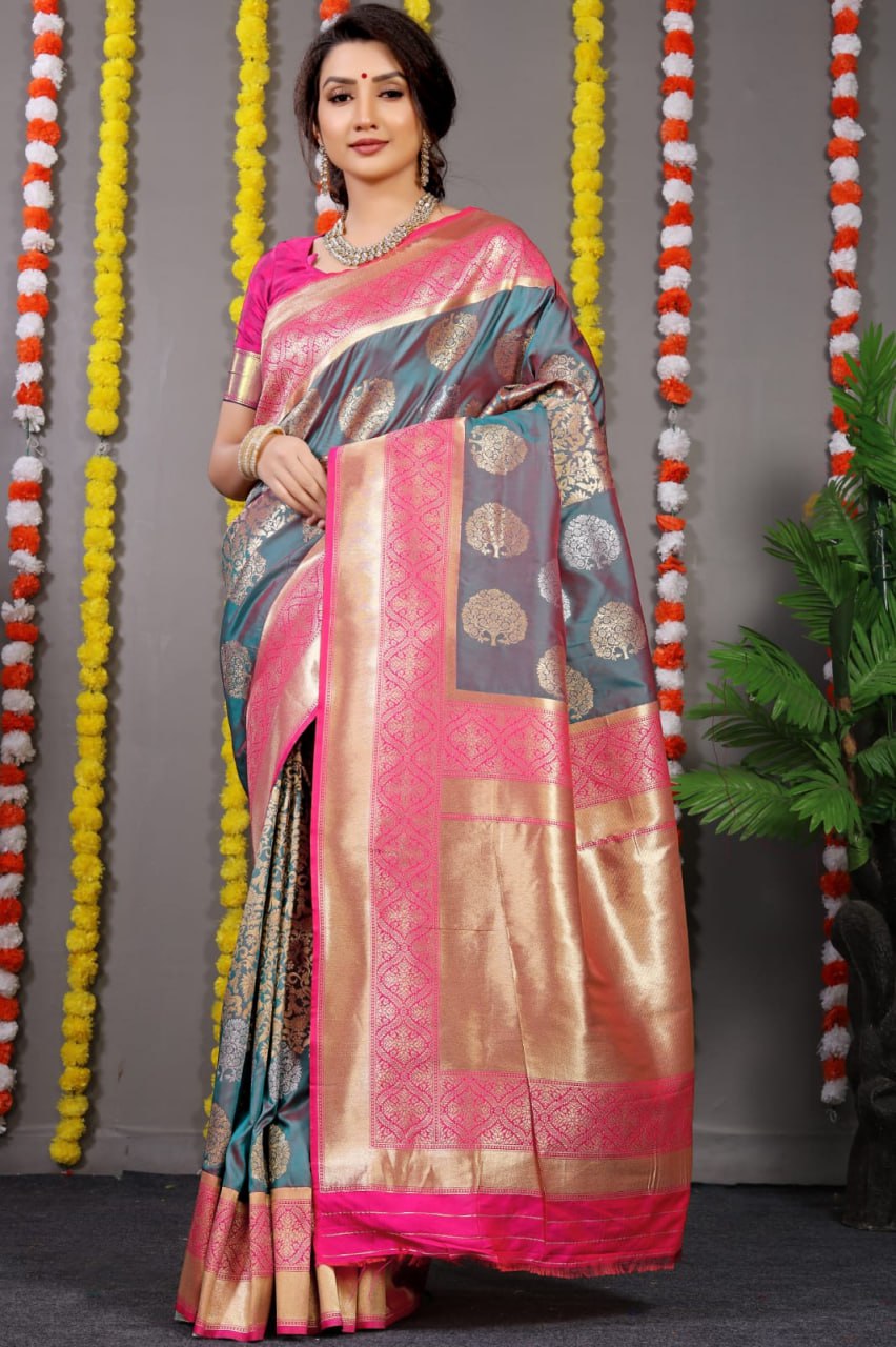 Pure silk handloom saree