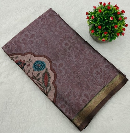 Art Silk Printed Saree